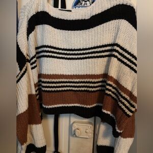 SHEIN Slouchy Cropped Sweater